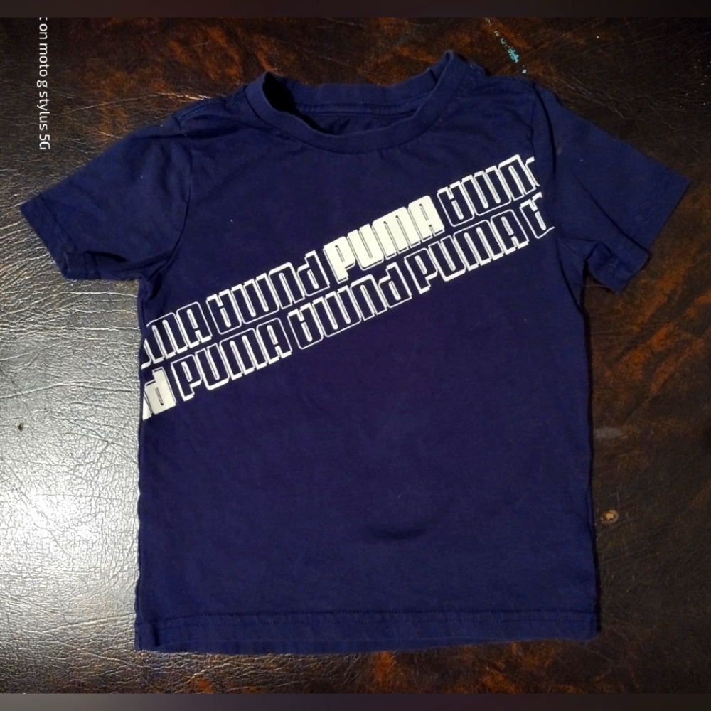 Navy Blue Boys Puma Size 4 T-shirt